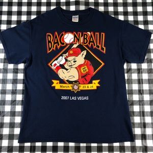 Bacon Ball Pig 2007 Las Vegas Police Cops Baseball